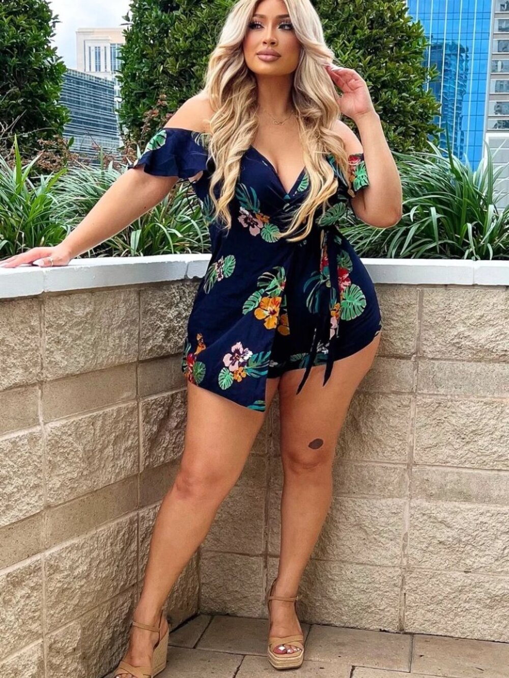 Fashion Nova Vidette Floral Romper
